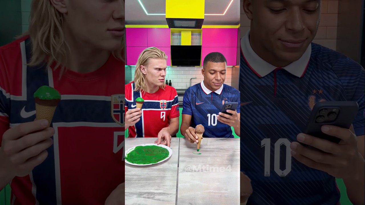 Mbappé Still Ate the Wrong Side 🍦😵‍💫 #parody #football #haaland #worldcup