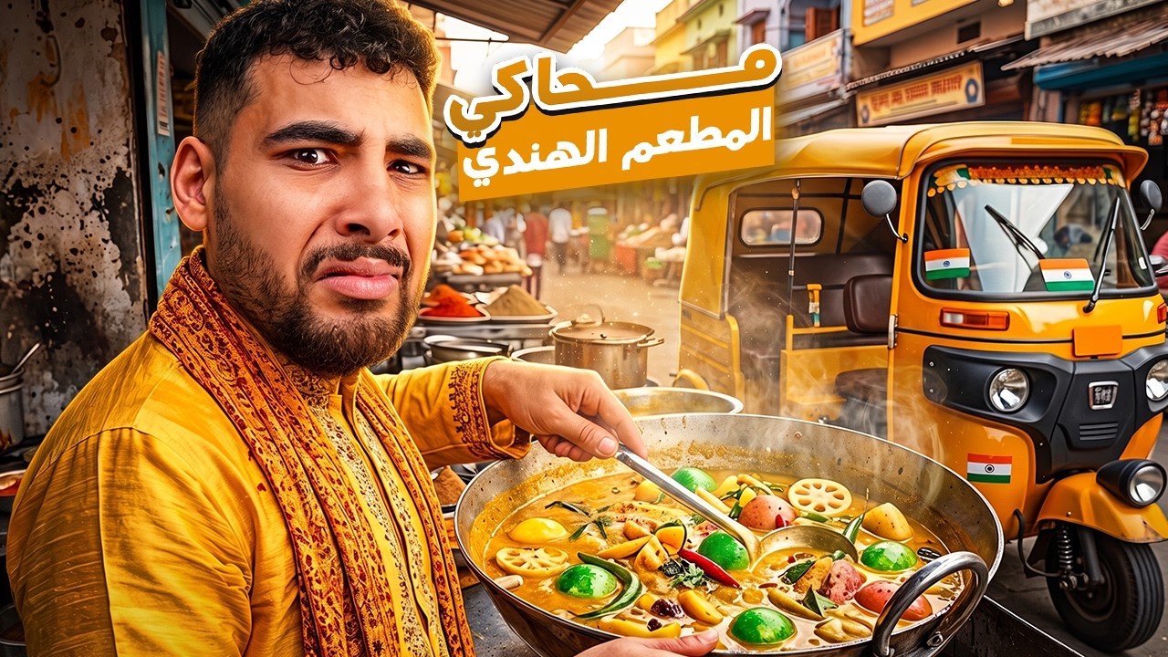 هيكا في محاكي مطعم طبخ الشارع الهندي🇮🇳🤮