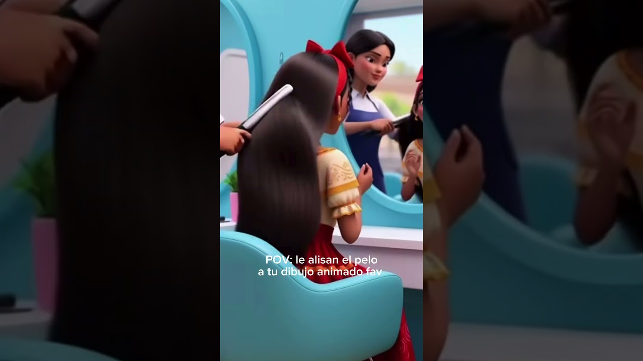 Pero porque hacen eso? #disney #rizos #transition #humor