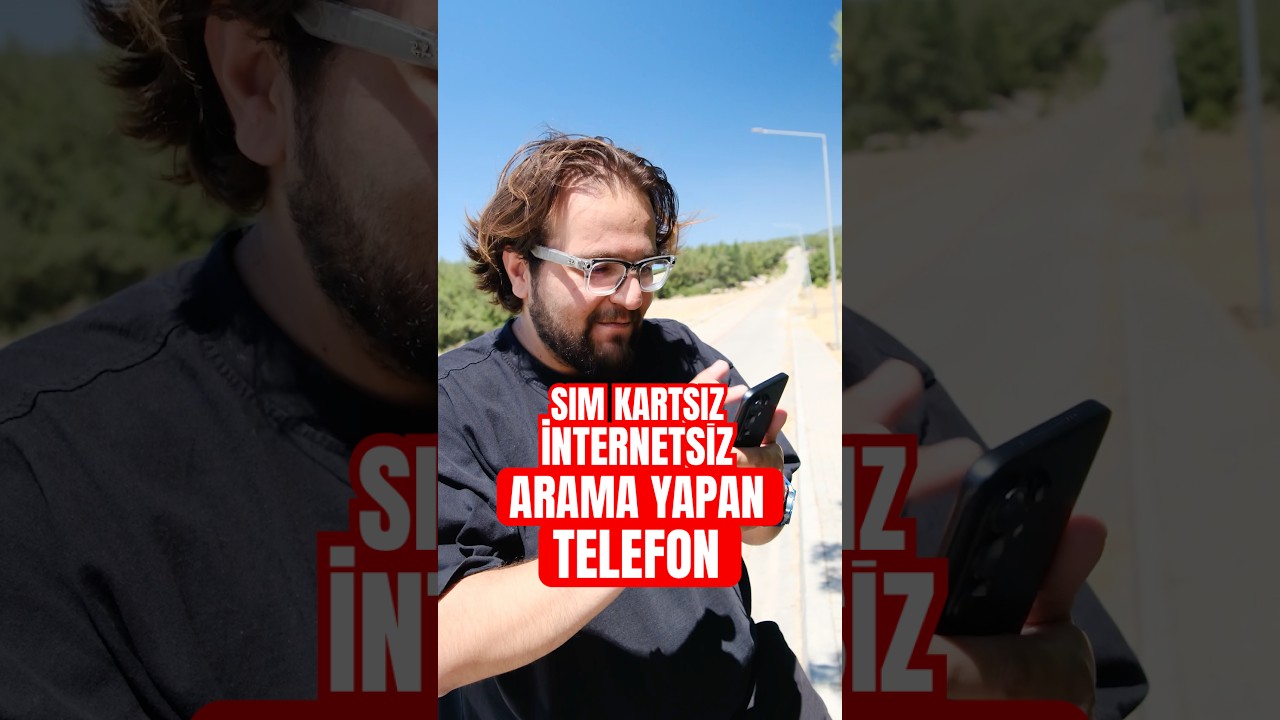 İnternetsiz ve SIM kartsız iletişim kuran telefon #shortvideo