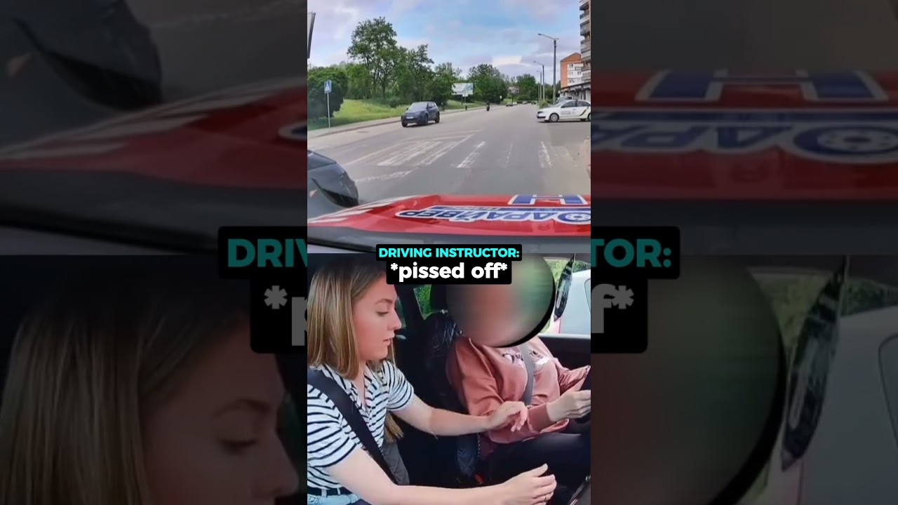 Driving Instructor Saves Learner With Quick Thinking...