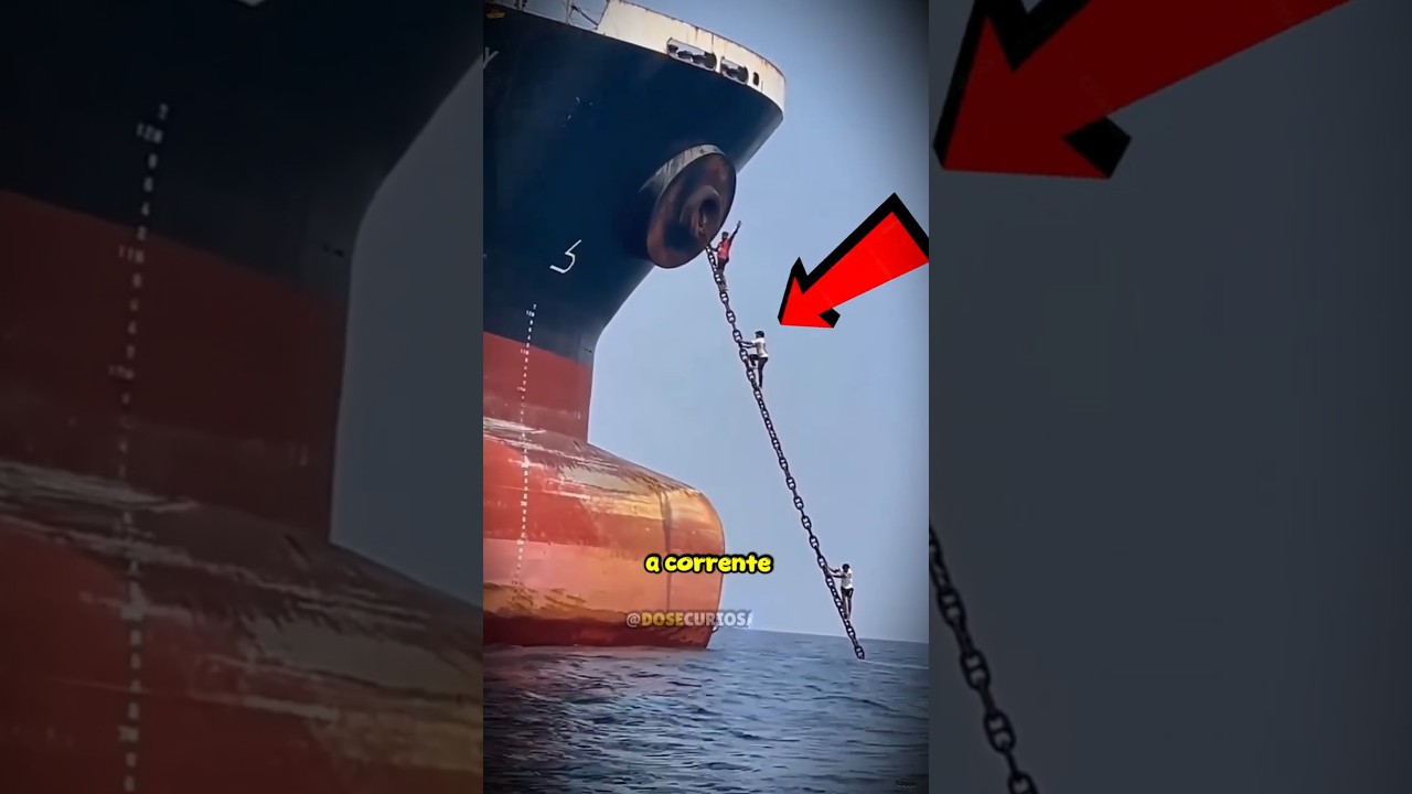 A Técnica Mortal que Clandestinos Usam em Navios Cargueiros 💀