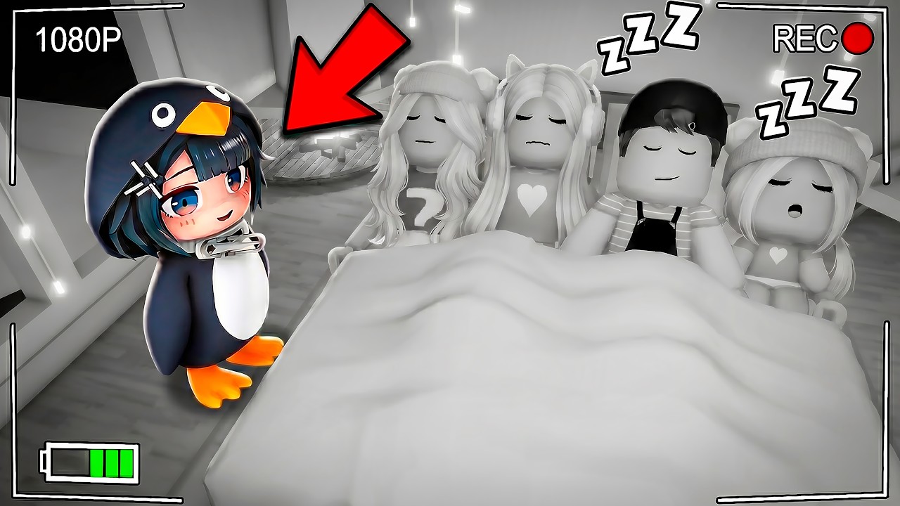 O PINGUIM GUGUGAGA ESTÁ NOS OBSERVANDO DORMIR... (Brookhaven)