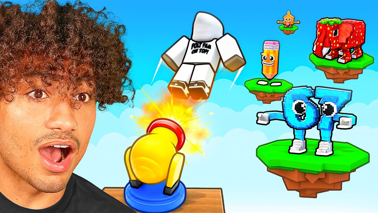 ROBLOX LAUNCH YOURSELF FOR BRAINROTS..