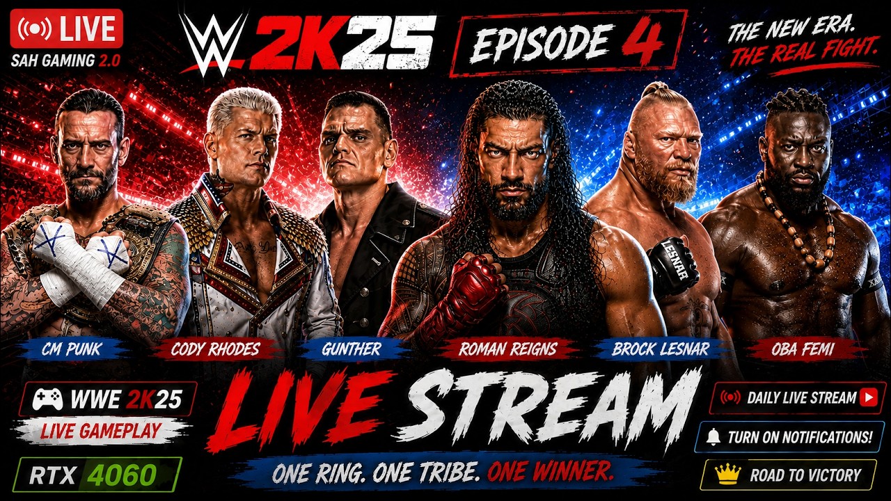 WWE 2K25 LIVE – Best Match Ever Played EP 11 | Unbelievable Finish! #wwe #wrestling #wwe2k25 #shorts