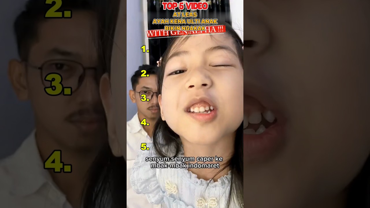 Top 5 Video At Least Ayah Kena Ulti Anak Bikin Ngakak #funny #shorts #foryoupage  #lucu