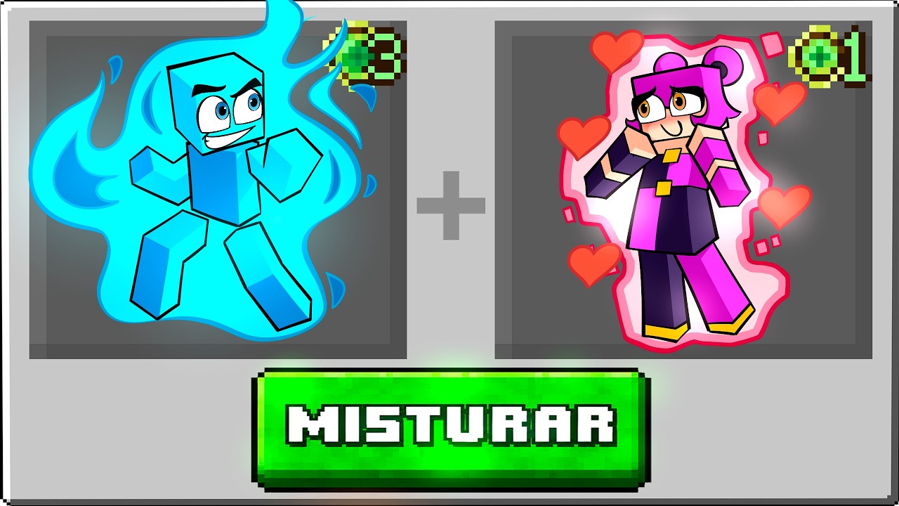 Misturei AURAS até SER o MAIS FORTE do SERVIDOR!