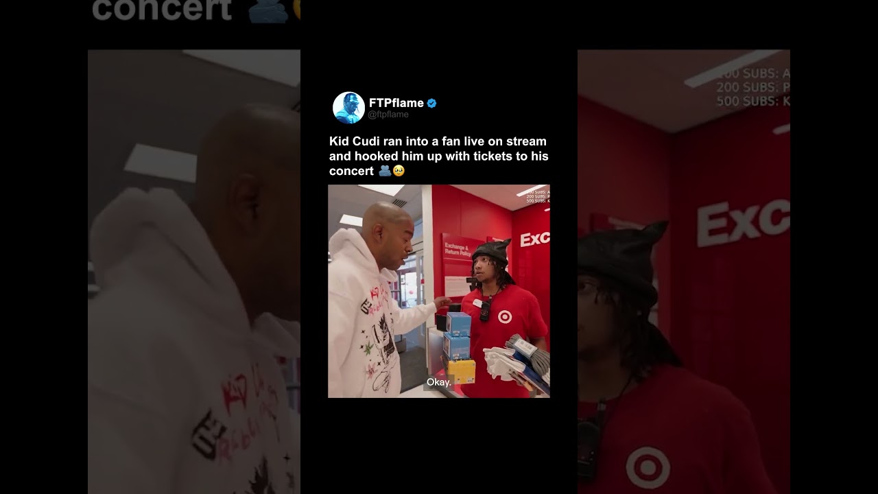 Kid Cudi Gave This Fan Tickets on Stream 🐐🙏