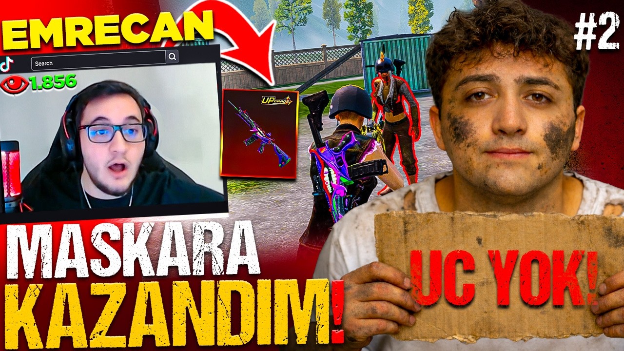 UC'SİZ HESAPLA EMRECAN'I GHOSTLAYIP MASKARA M4 KAZANDIM! #2