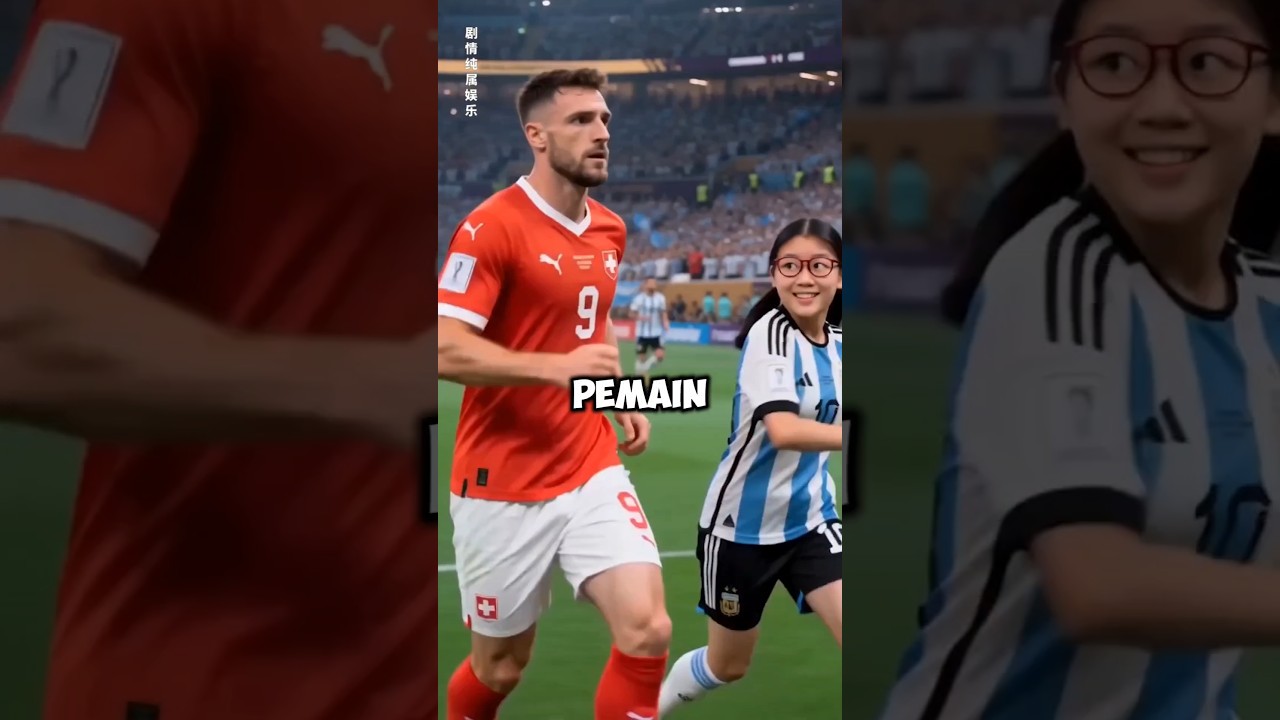 menggunakan AI biyar di kira pernah nonton piala dunia #shorts #shortvideo