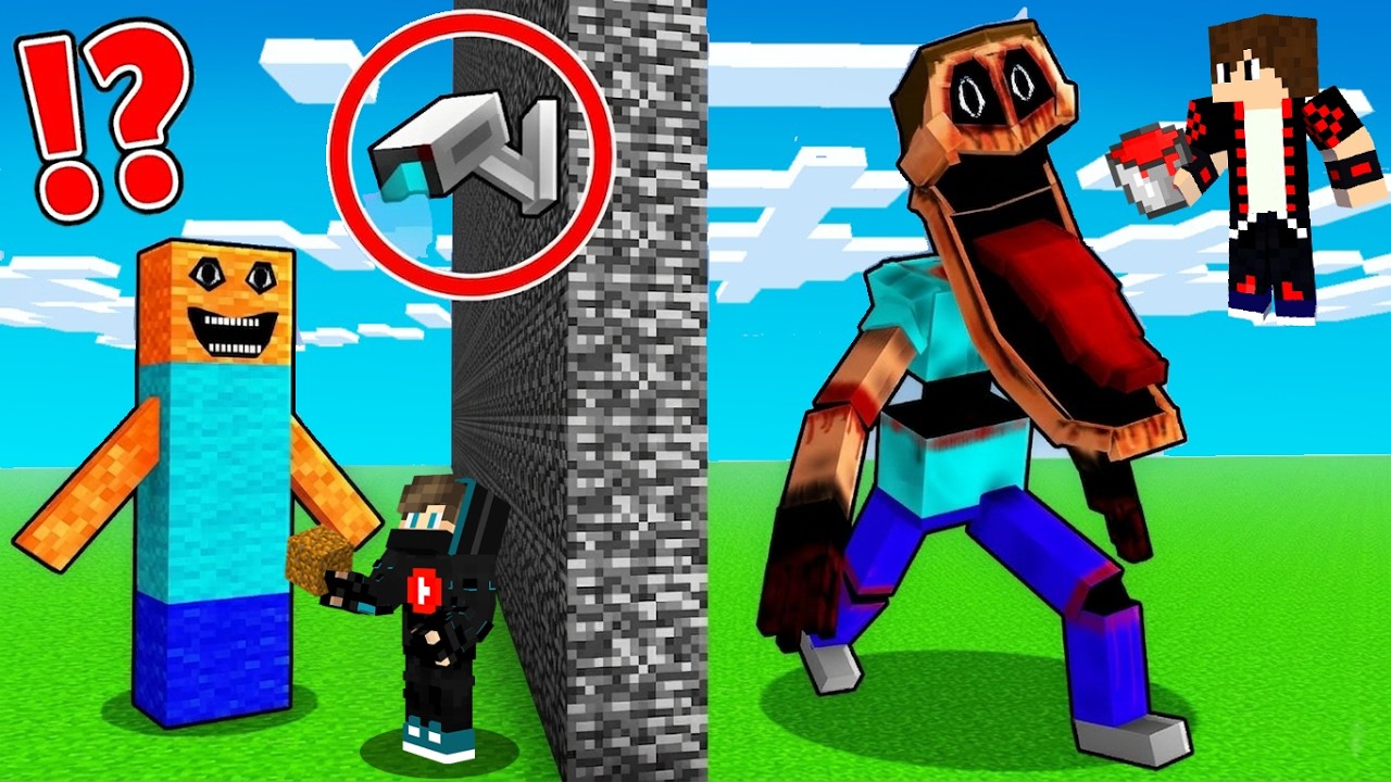 ماين كرافت : تحدي بناء الوحش المرعب المحترف ضد النوب  !!؟ 😱🔥