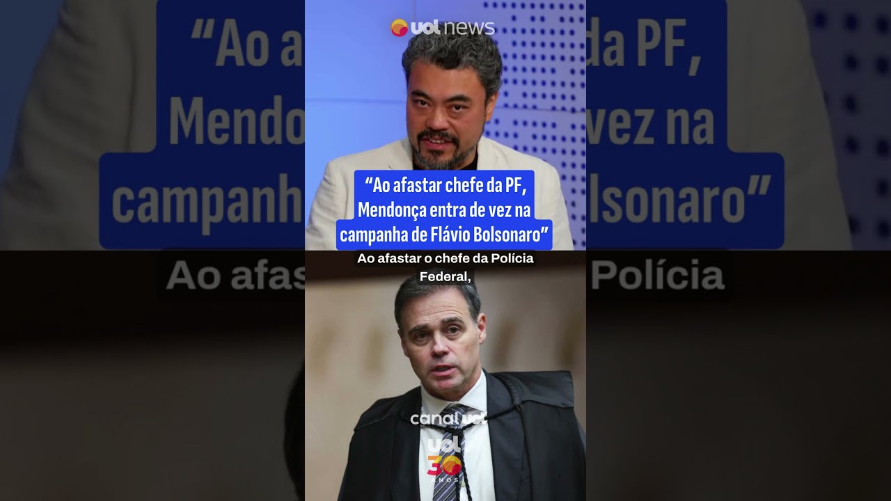 Ao afastar chefe da PF, Mendonça entra de vez na campanha de Flávio Bolsonaro, avalia Sakamoto