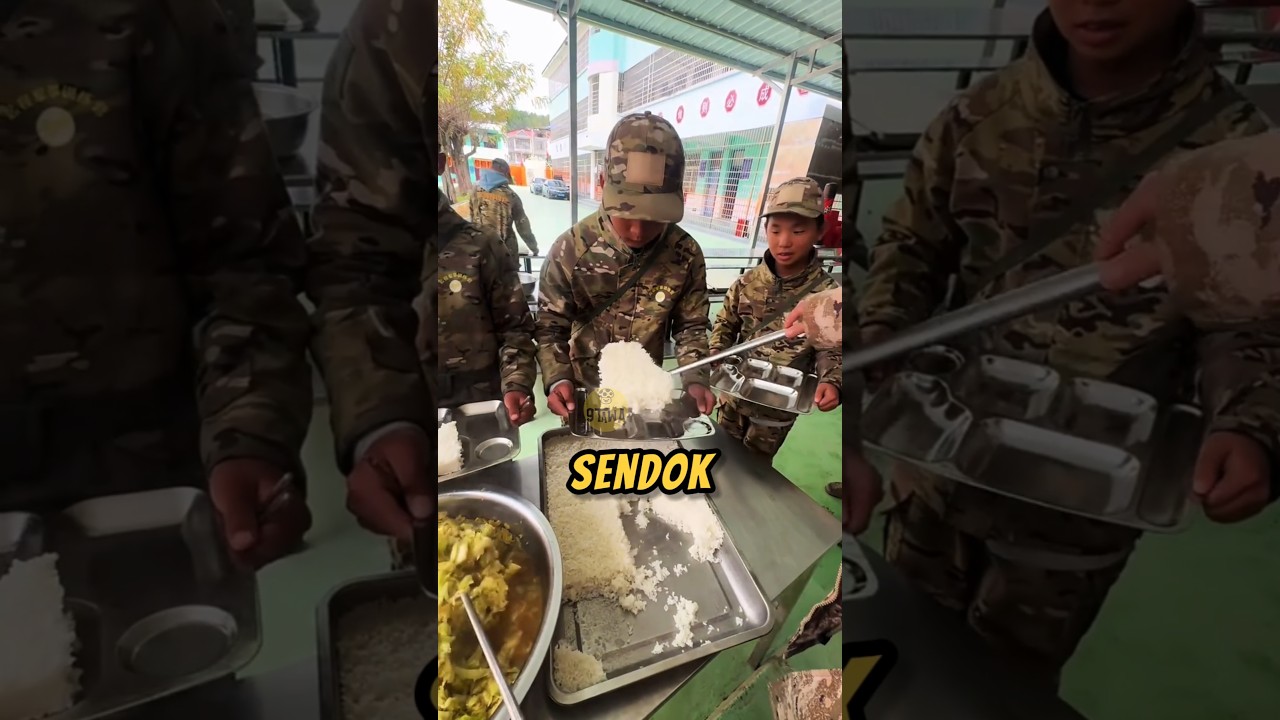JATAH MAKAN TERGANTUNG UKURAN BADAN‼️😂 #lucu #tentara #videoviral