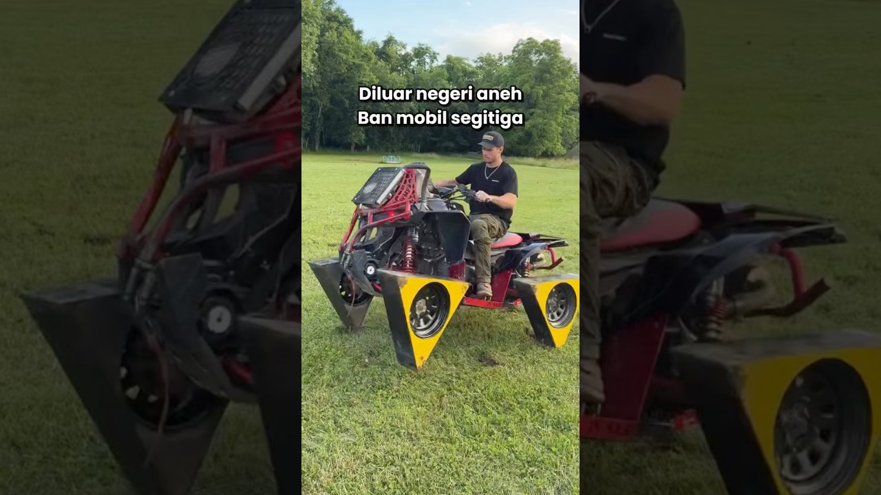 Mobil aneh segitiga #automobile #modifikasimotor #motoran #ytshorts