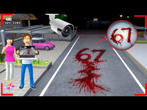 Yuta Mio Panik CCTV Merekam ANGKA 67 BERLUMURAN D4R4H Di Depan Rumah 😱| Sakura School Simulator
