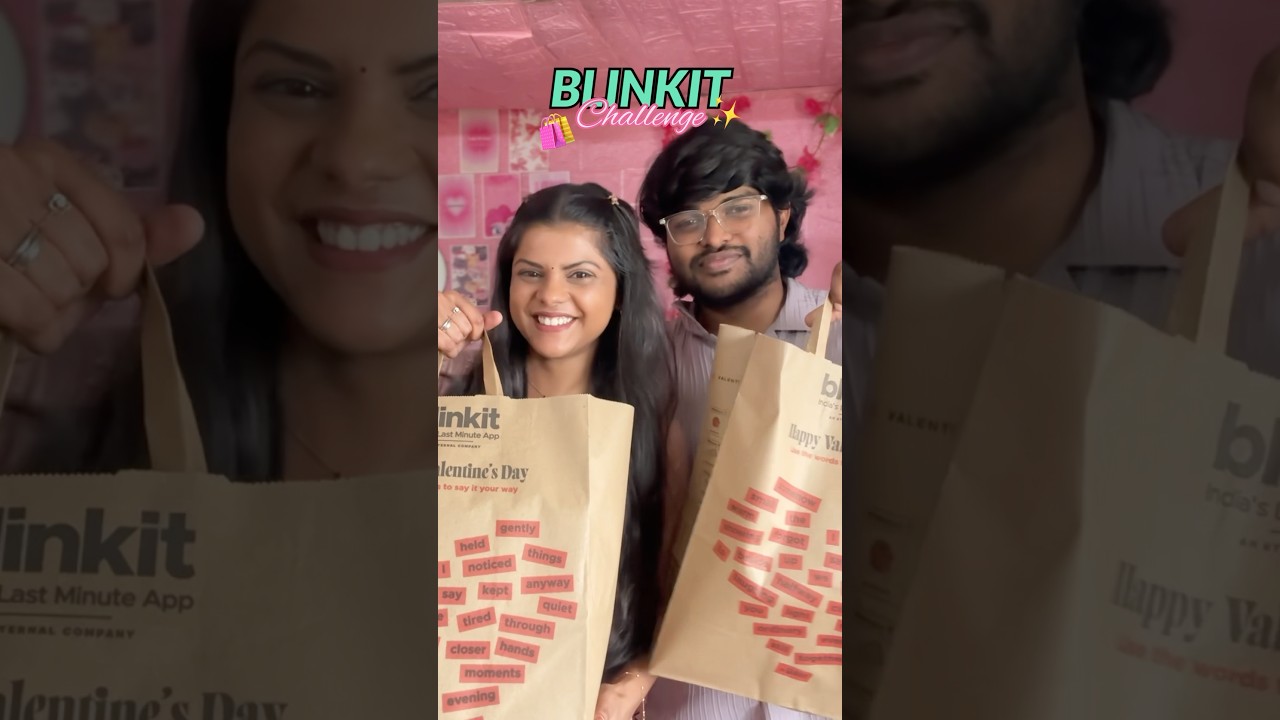 Blinkit Colour Challenge‼️with my Brother❤️ | Watch till the end 😅 #shorts #jennishacks #ytshorts