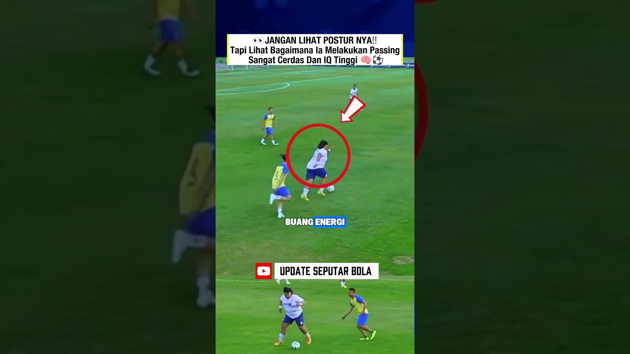 😎 Berpostur Besar, Tapi Passing Pemain Ini Seperti Magis bintang🌟