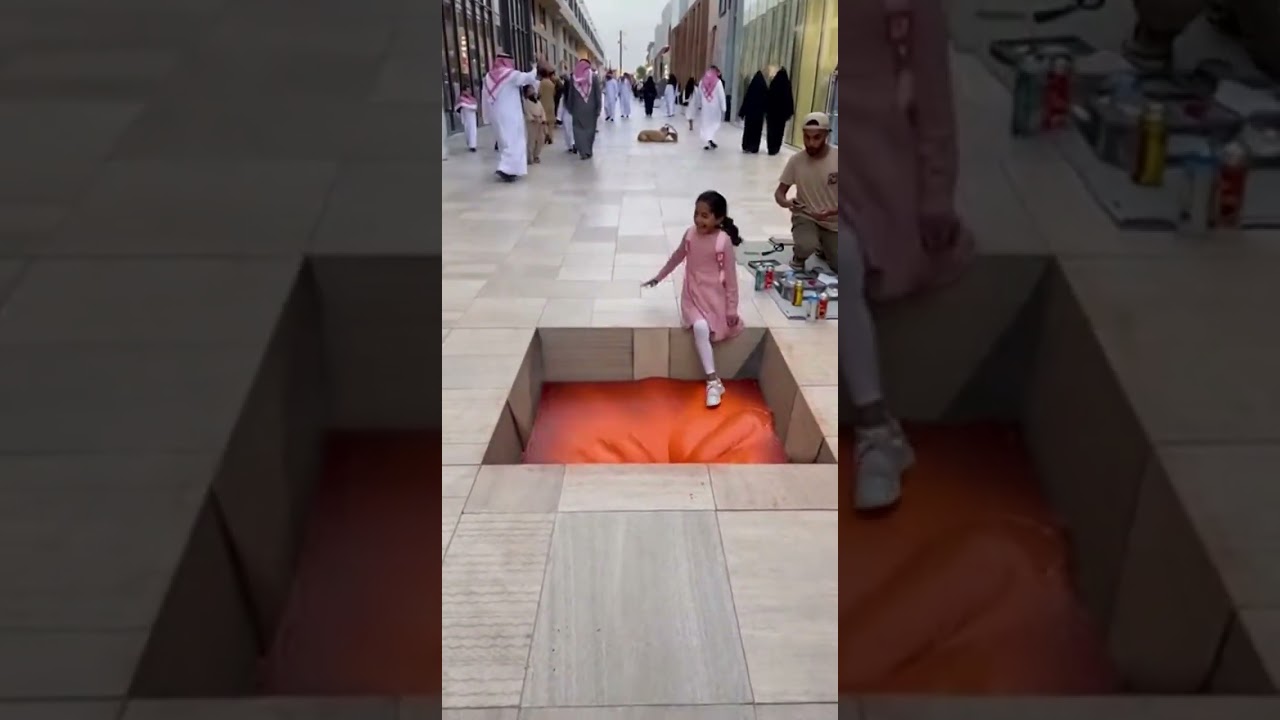 رسام في شارع دبي يصنع مفاجأة غير متوقعة للأم 🎨#اكسبلور #shorts