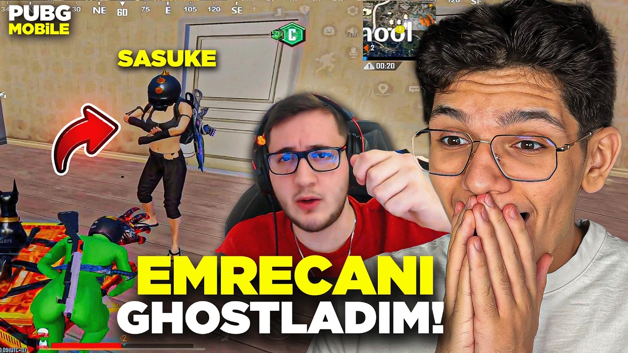 EMRECANI YAYINDA GHOSTLADIM! AĞLATTIM!! - PUBG MOBİLE