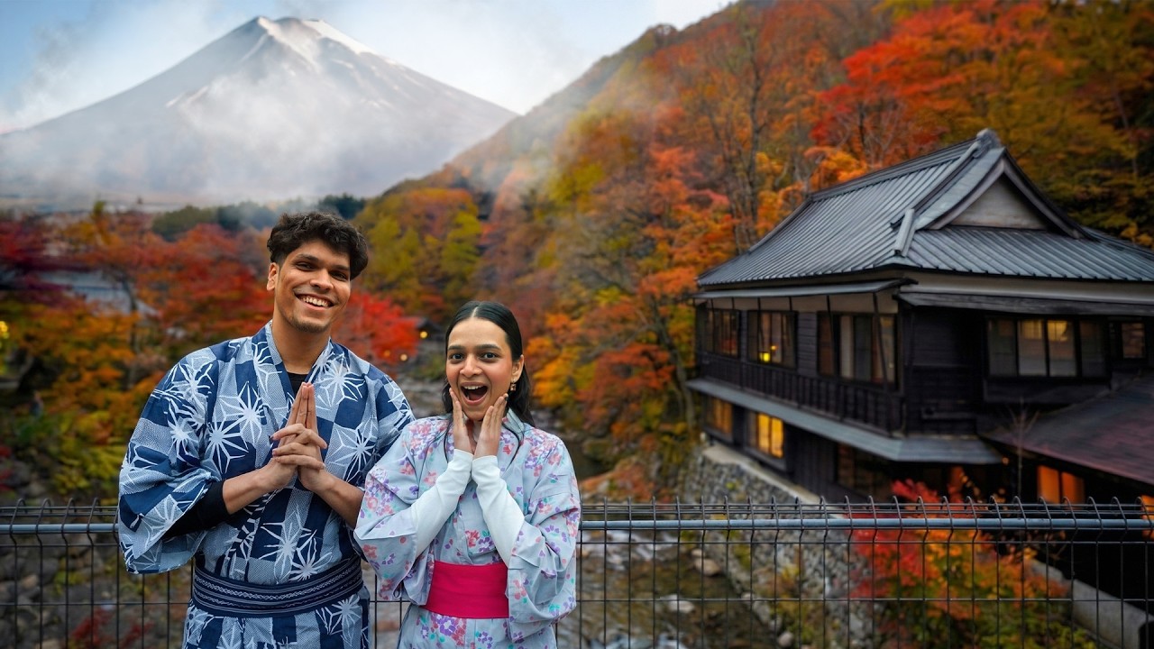 We lived in a JAPANESE Village 😍 Onsen Experience (Japan Vlog 2)