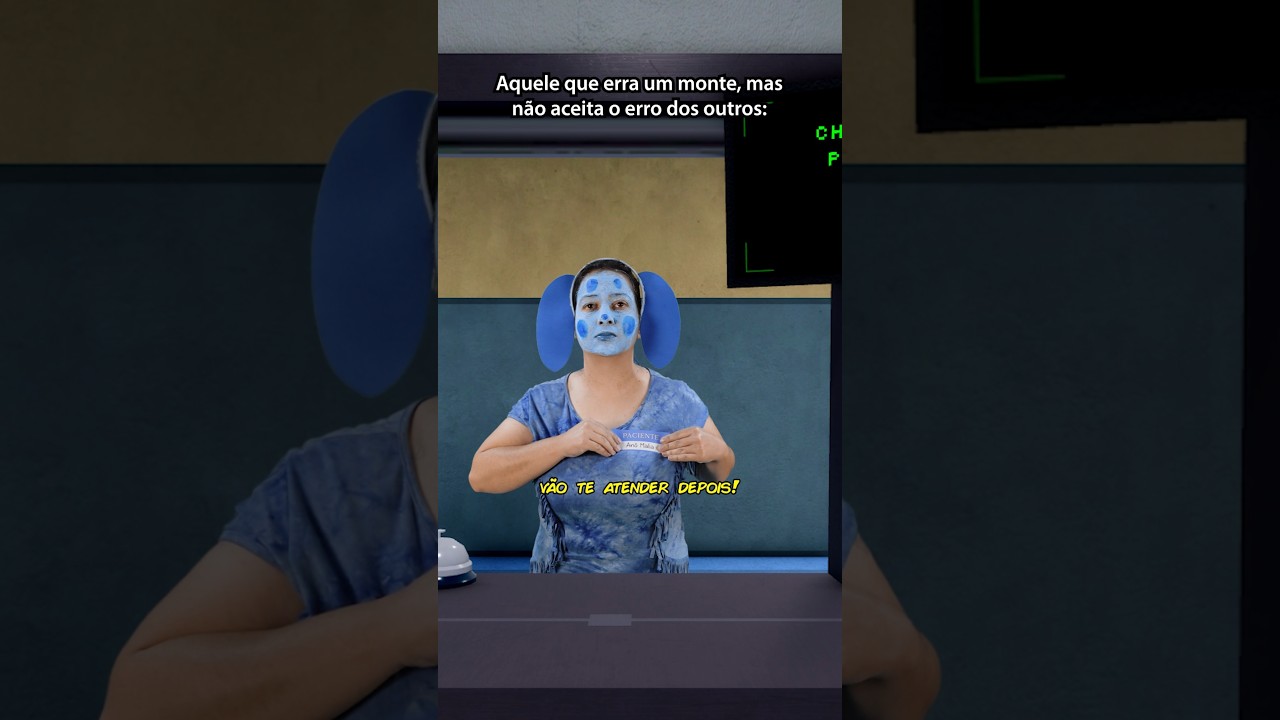Aquele que não tem paciência no Hospital de Animais
