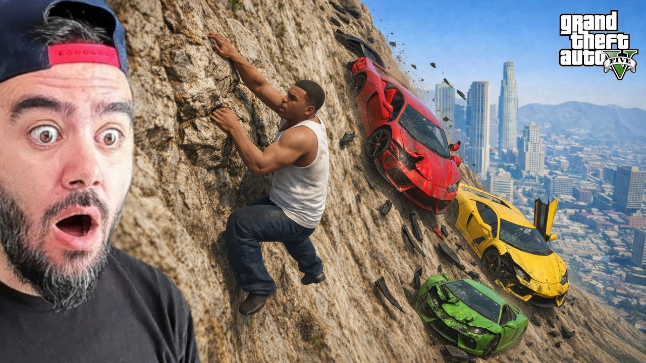 FRANKLIN ZIRVEYE ILK TIRMANAN KAZANIYOR- GTA 5 MODS