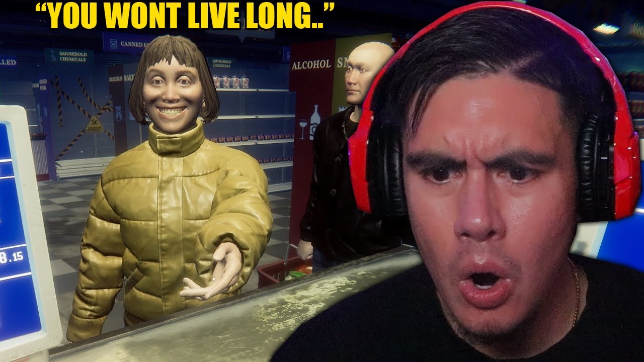 I HAVE TO SURVIVE 7 DAYS IN HELLMART BUT THESE CUSTOMERS KNOW IM COOKED | Hellmart (full game) - Published by Kubz Scouts