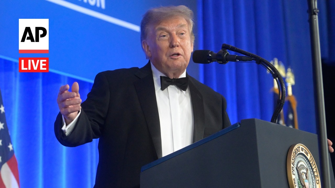 LIVE: Trump speech at White House Correspondents’ Association dinner (full)