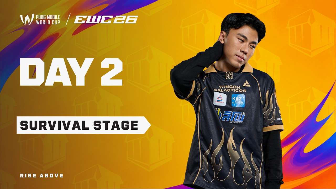 [EN] PMWC at EWC 26 Survival Stage Day 2 | PUBG MOBILE WORLD CUP at 2026 ESPORTS WORLD CUP