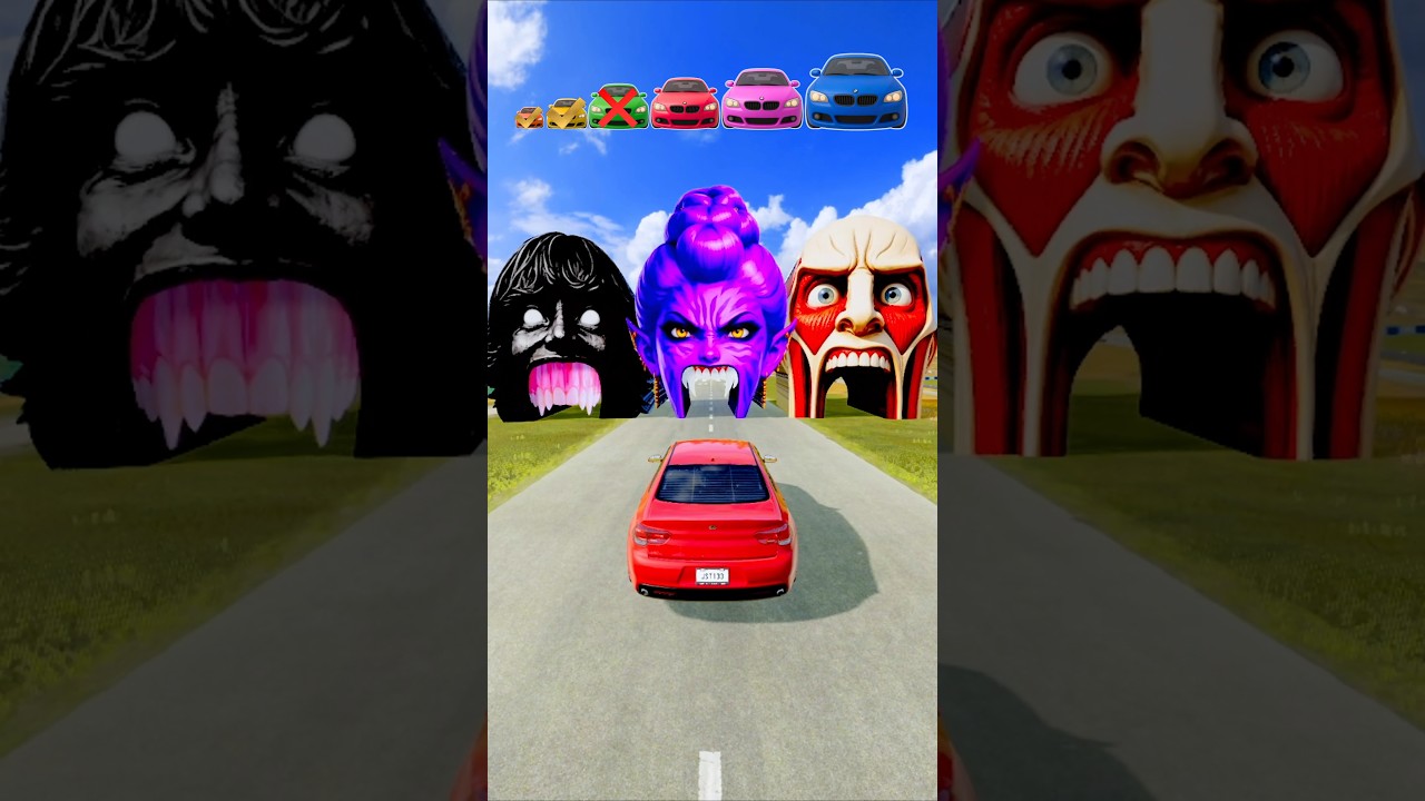 Big & Small Cars VS 67 X Rumi X Titan Colossal #beamng