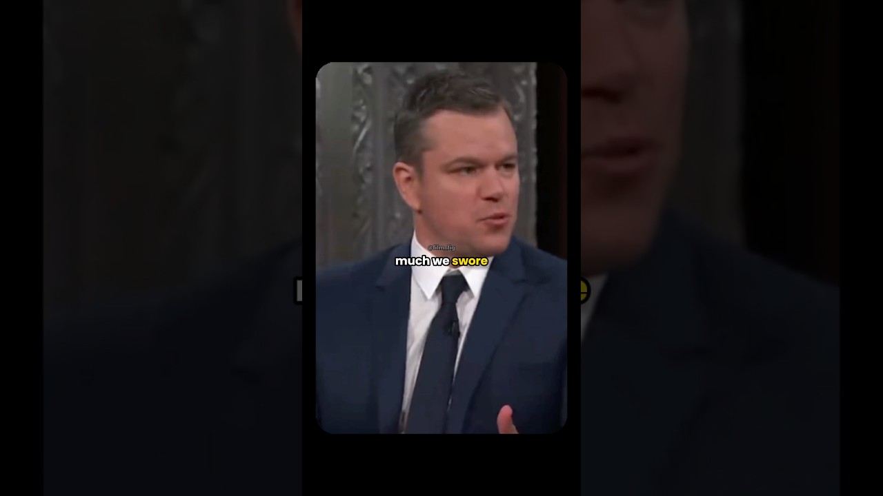 Matt Damon Explains the Bad Language in Good Will Hunting!