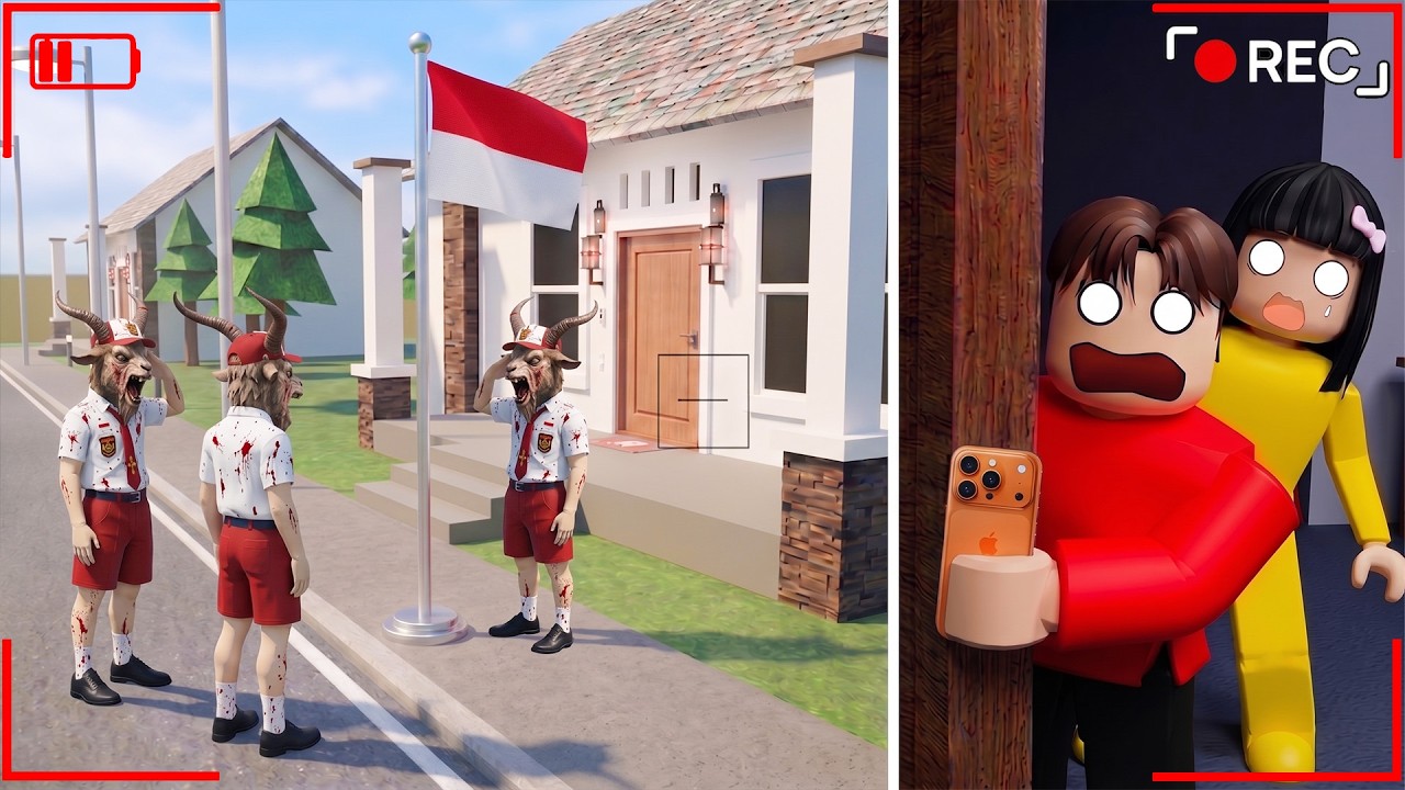 Yuta Mio Lihat Penampakan Anak SD Kepala Kambing Di Depan Rumah | ROBLOX