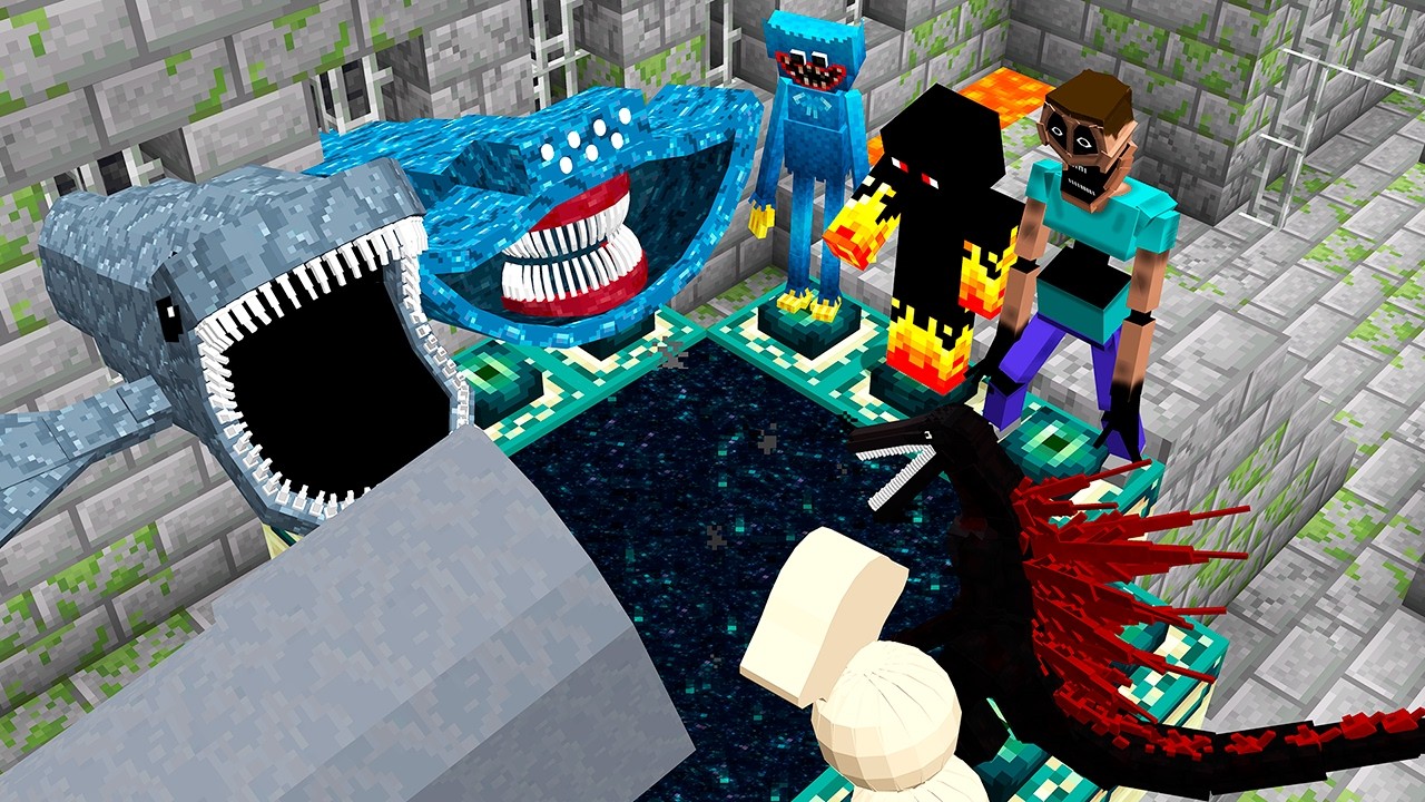 monstros famosos me ajudam a zerar o minecraft