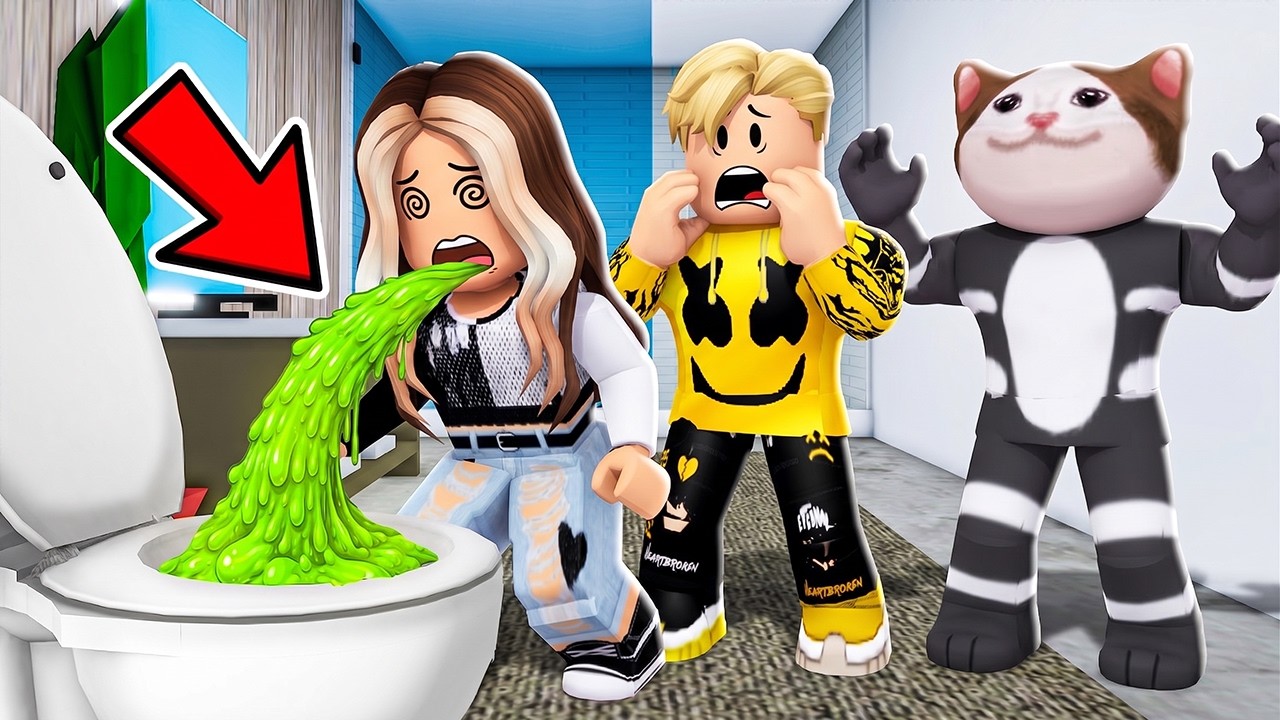 فيلم روبلوكس : ميس عفوفة لا تتوقف عن الترجيع🤢💔🚑. إلحقوني حالتها صعبة أوي! 🤮💔