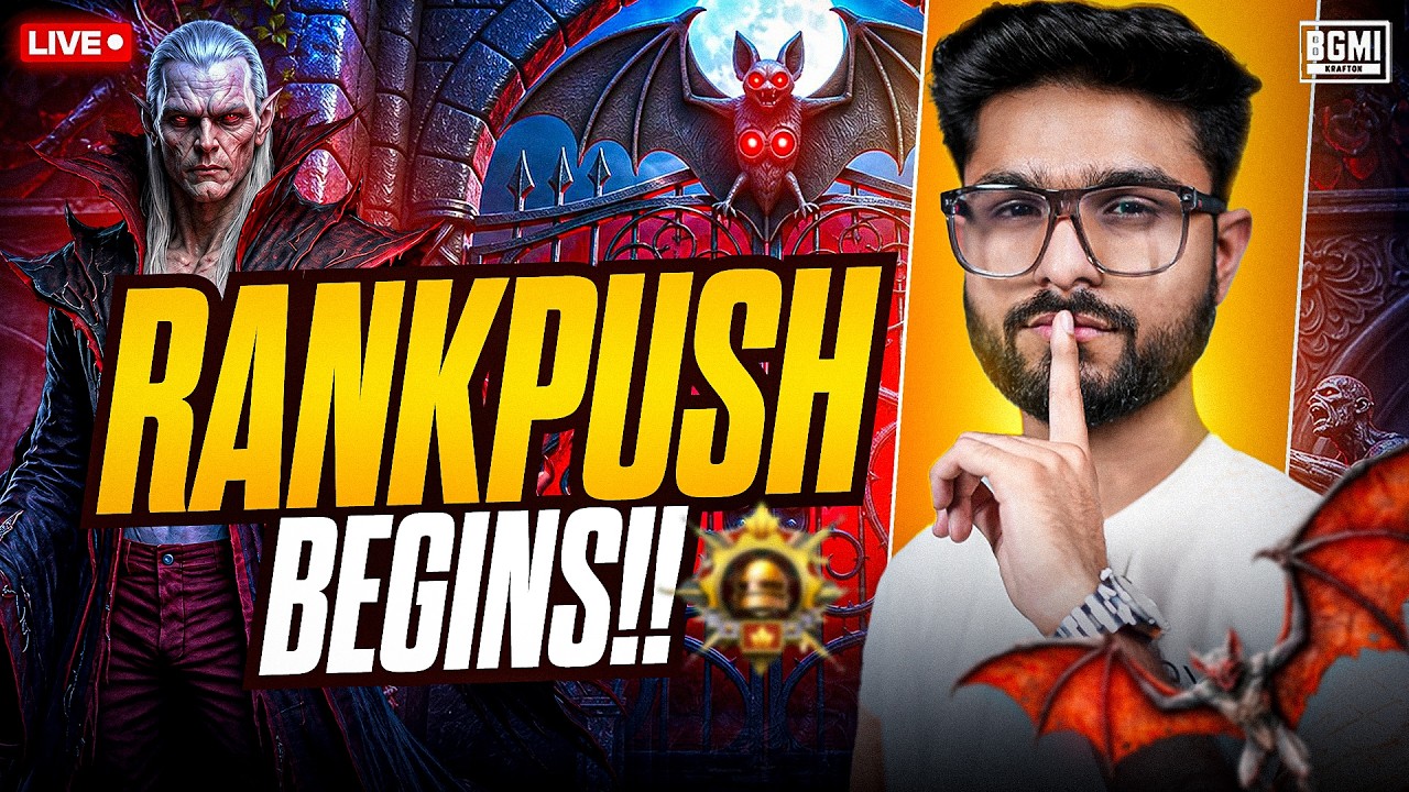 RANK PUSH TO CONQUEROR BEGINS! | TAG LoLzZz OR WHAT | BGMI LIVE