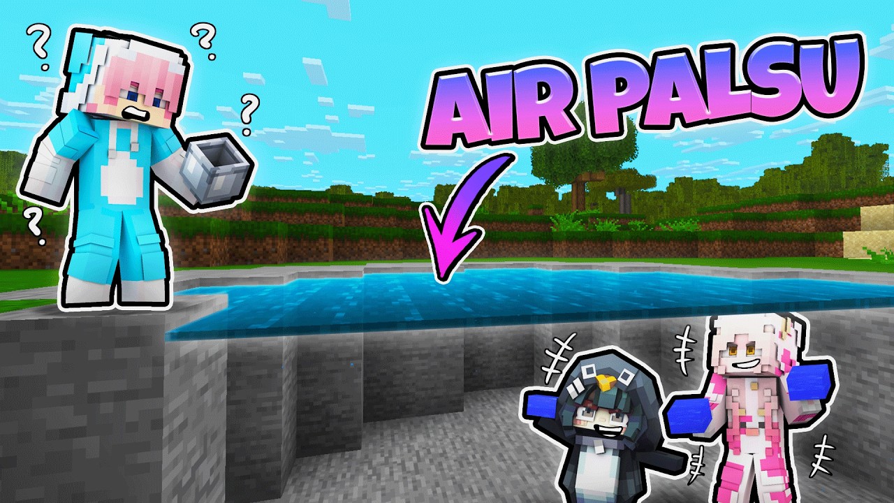 MOMON & PENGUIN GUGU PRANK ATUN DENGAN MENGGUNAKAN AIR PALSU ft @BANGJBLOX
