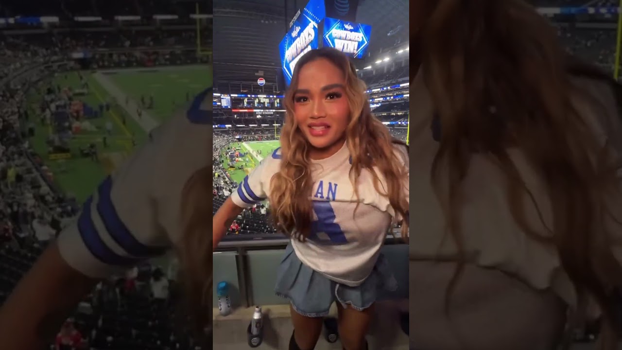 Cowboys Girl Had Jersey On Backwards 🥰😈 #nfl #shorts #explore