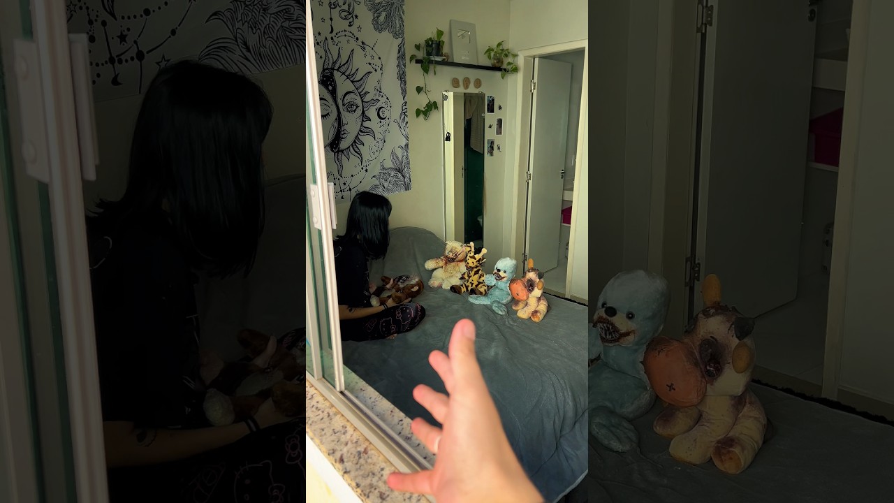 GRAVEI ESCONDIDO: O BIXO TÁ CONTROLANDO ELA! 😱🧸