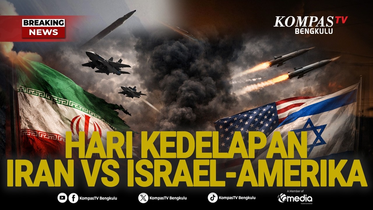 🔴 BREAKING NEWS - Update Hari Kedelapan Perang Iran vs Israel-Amerika, Semakin Luluh Lantak?