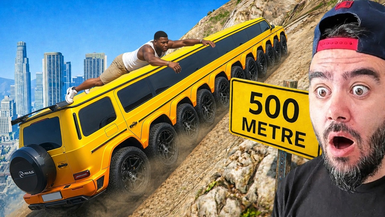 FRANKLIN BÜYÜK ARABAYLA ZIRVEYE ILK ÇIKAN KAZANIYOR - GTA 5 MODS
