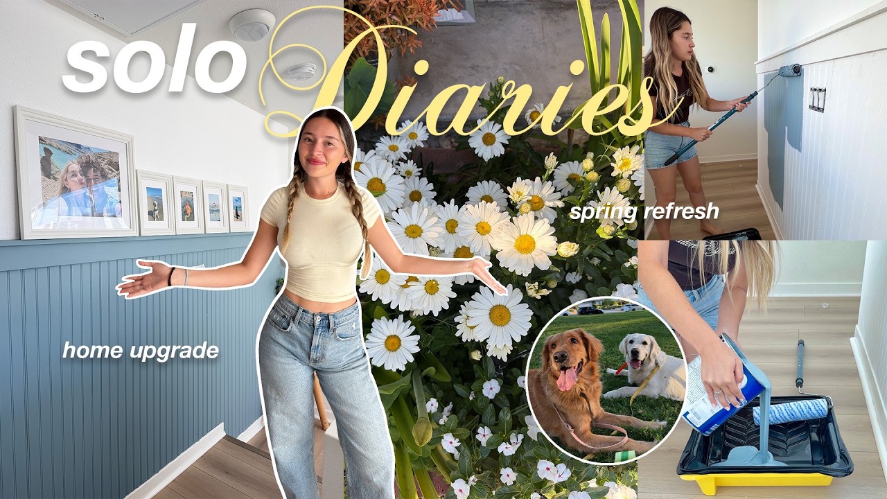 i was home alone so I did MAJOR home upgrades in 36 hours | living alone diaries ⭐️