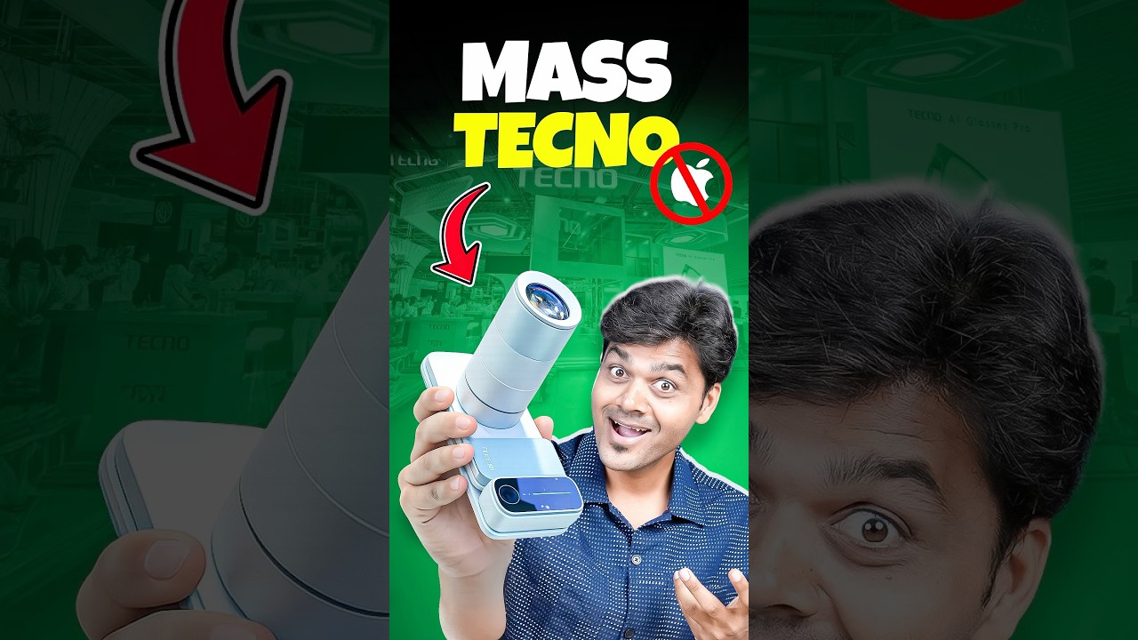 😢Apple-ஏ  நீ close டா😥Tecno Atom Modular Phone! 😱 #wdc2026 #shorts