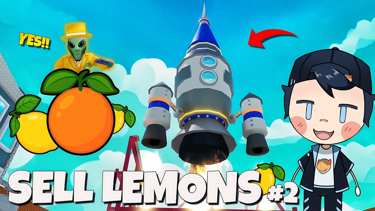 PLANET!! Jual Lemon Sampai ke Boss Alien di Luar Angkasa 🍋🚀🍋 | Sell Lemons Indonesia