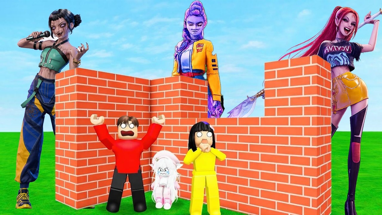 Yuta Mio Buat Benteng Raksasa Paling Aman Dari RUMI, MIRA, ZOEY KPOP DEMON HUNTER EXE DiKota Sakura😱