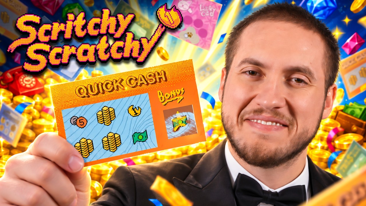 KAZI KAZAN ÇILGINLIGI! ŞANSIMIZI ZORLADIK! l SCRITCHY SCRATCHY l