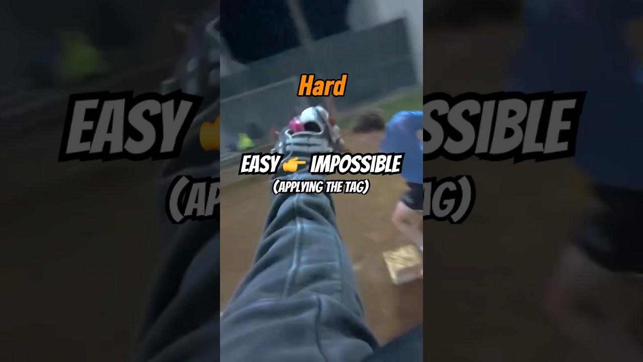 Don’t drop the ball! #pov #slowpitchsoftball #baseball #mlb #highlights #tagging #shorts #shortstop