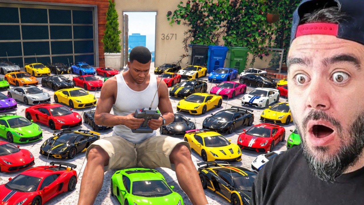 FRANKLIN BÜTÜN GARAJLARIN KILITINI AÇTI - GTA 5 MODS