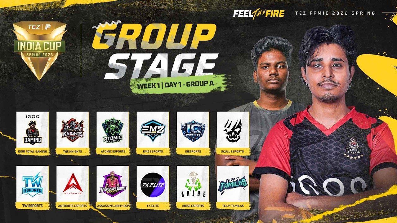 🔴 [HI] TEZ FFMIC 2026 Spring | Group Stage - Week 1 | Day 1 | Group A