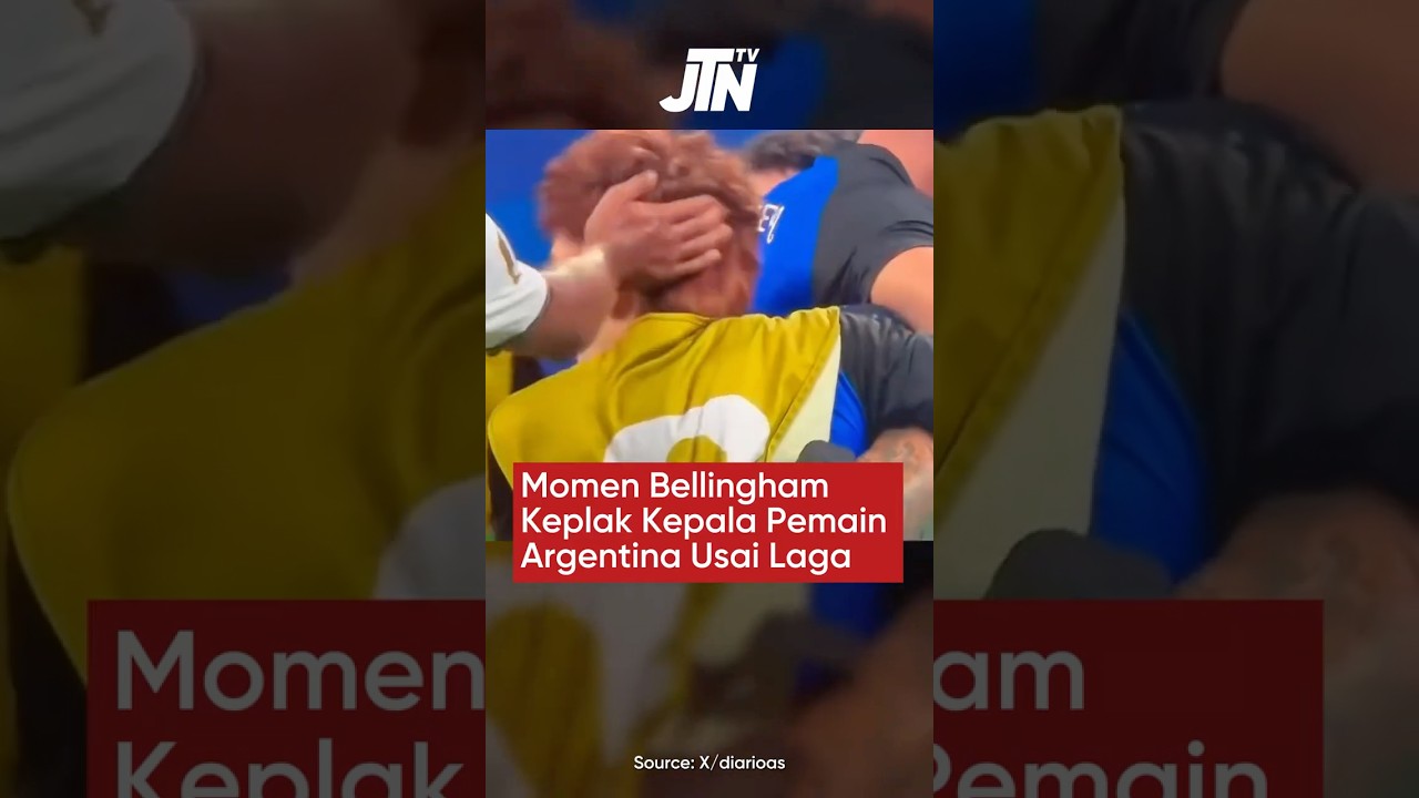 Momen Bellingham Keplak Kepala Pemain Argentina Usai Laga