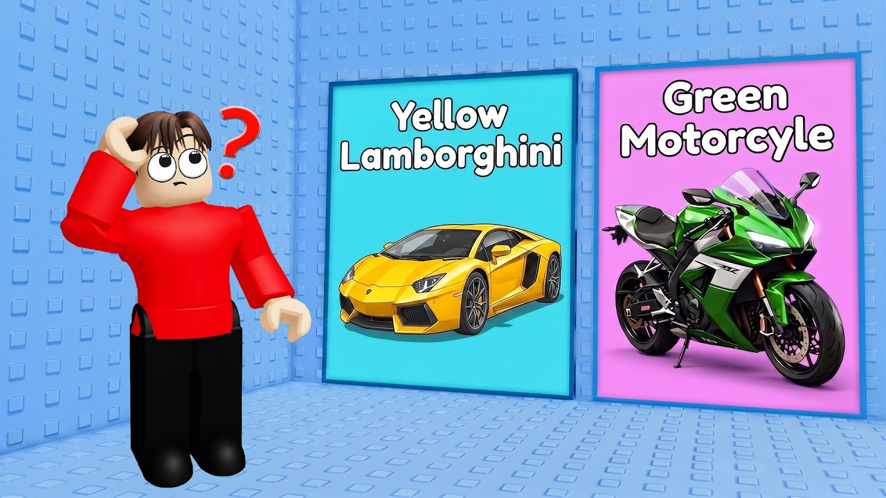 Yuta Mio Harus Pilih Mobil Lamborghini Atau Motor Ninja Di Tower | ROBLOX